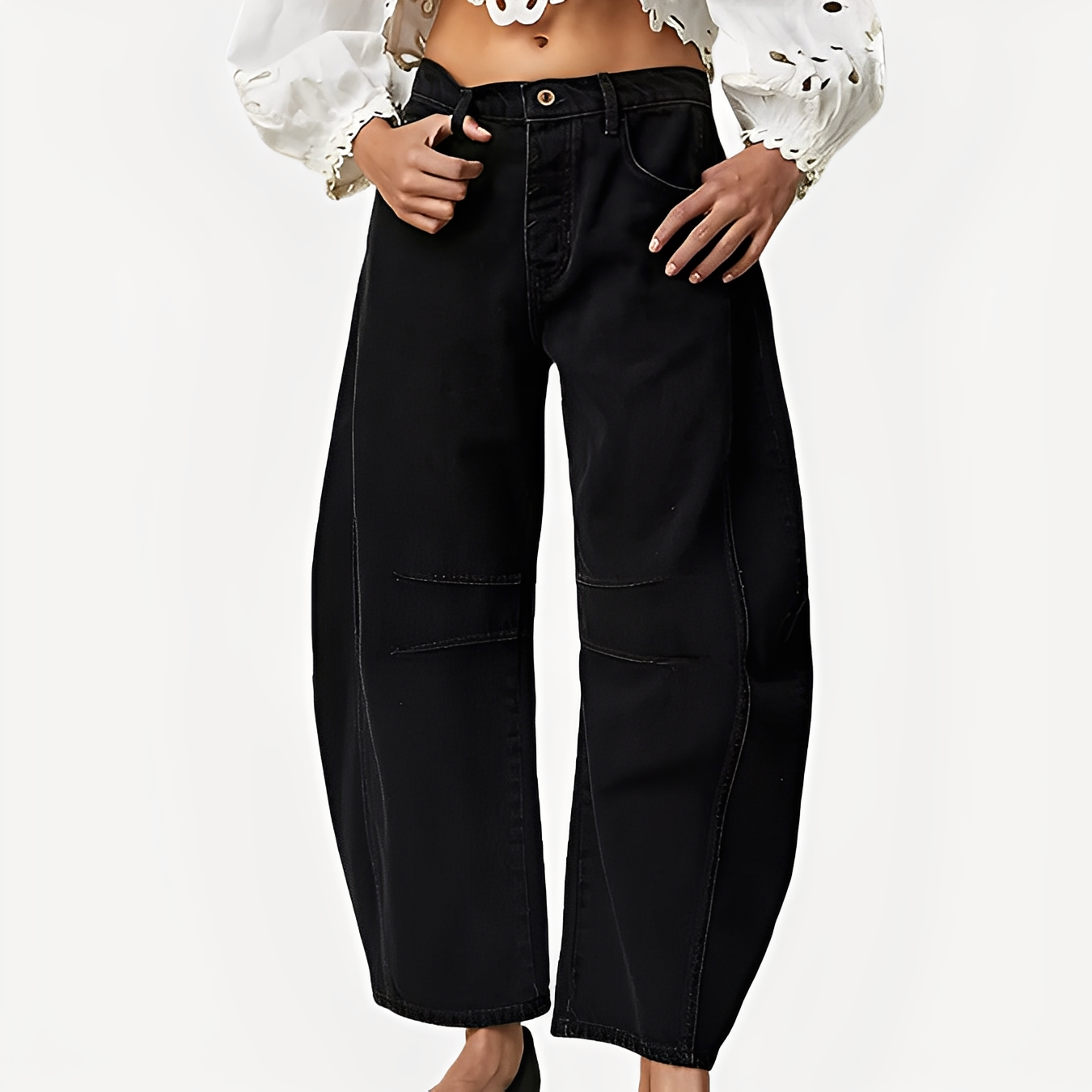 Celestine - Klassiske Jeans med bred snitt for damer