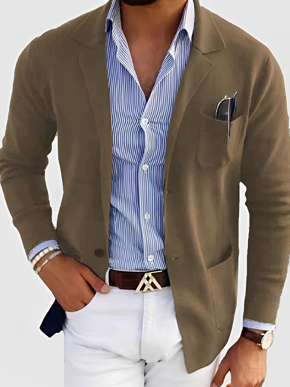 Jordan - Stilig blazer med lommer for menn