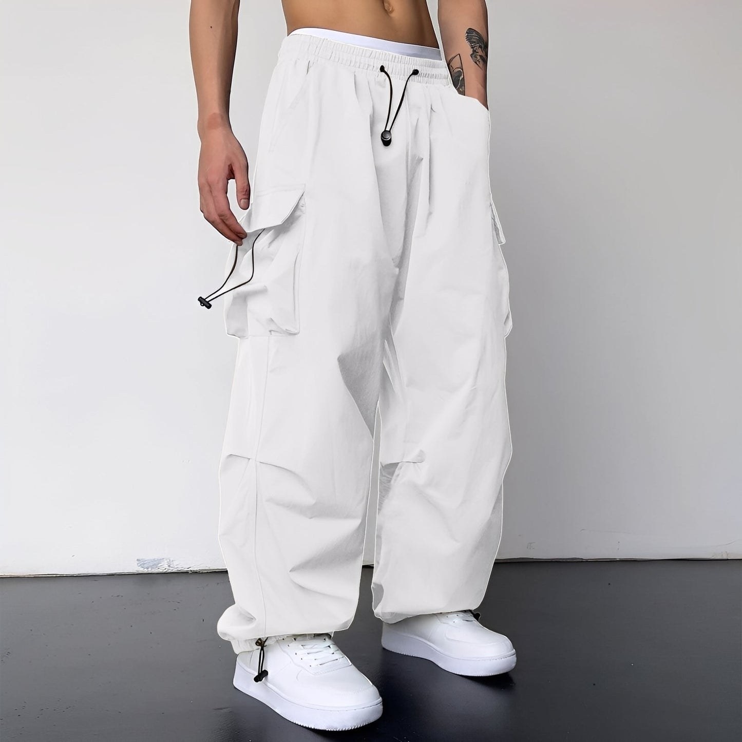Kaleb - Stilfulle Baggy-Cargohose for Herrer