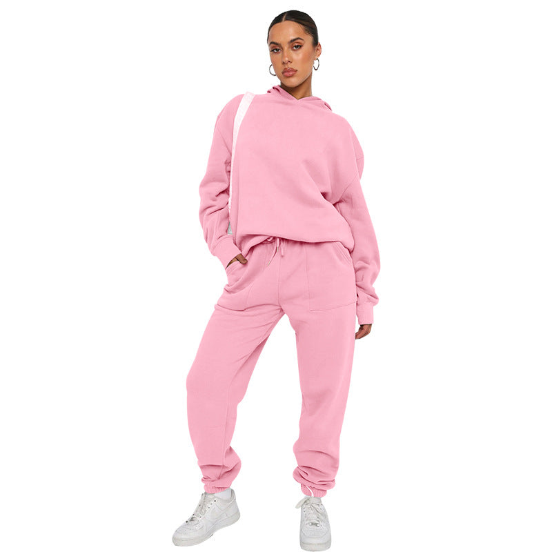Minerva - Tilfeldig joggedress med hette for damer