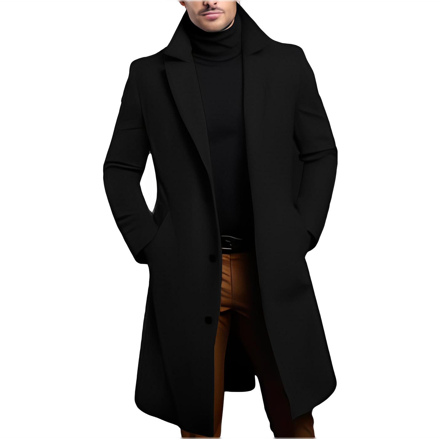 Reilly - Elegant ull-trenchcoat for herrer