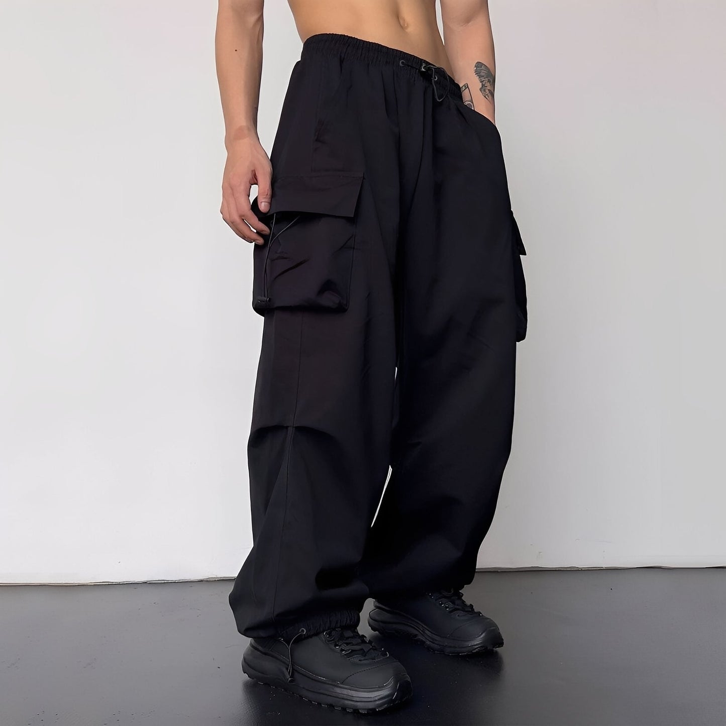 Kaleb - Stilfulle Baggy-Cargohose for Herrer