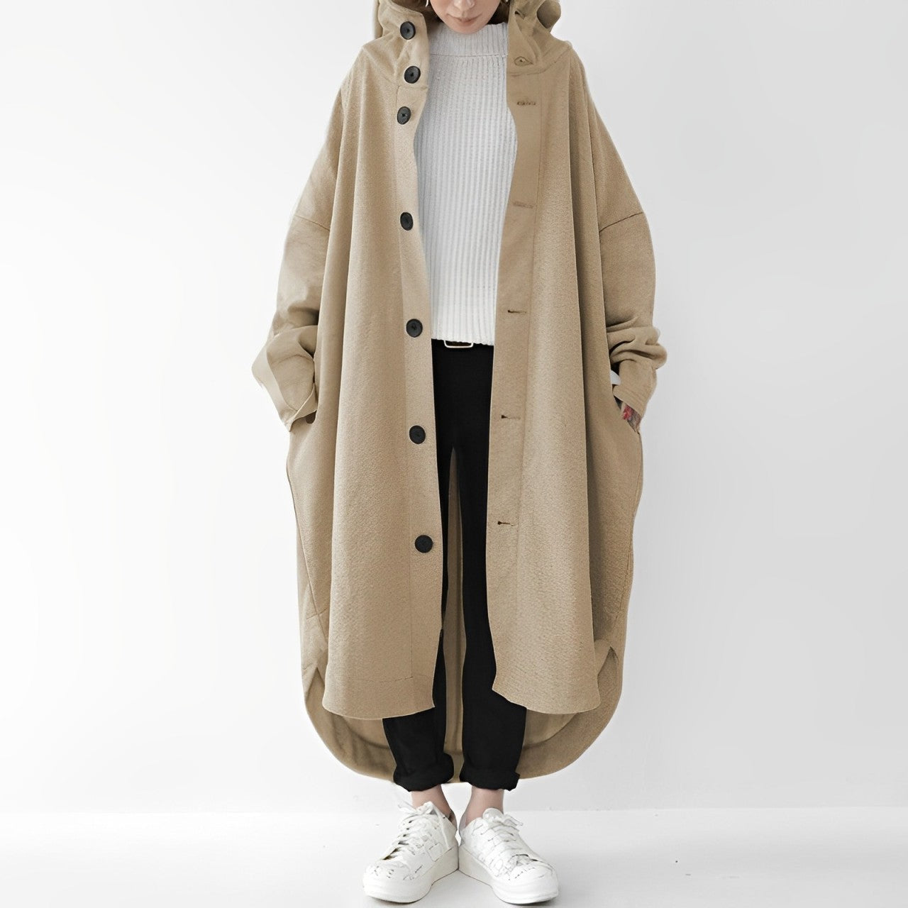 Cailyn – Lang trenchcoat for hverdagen