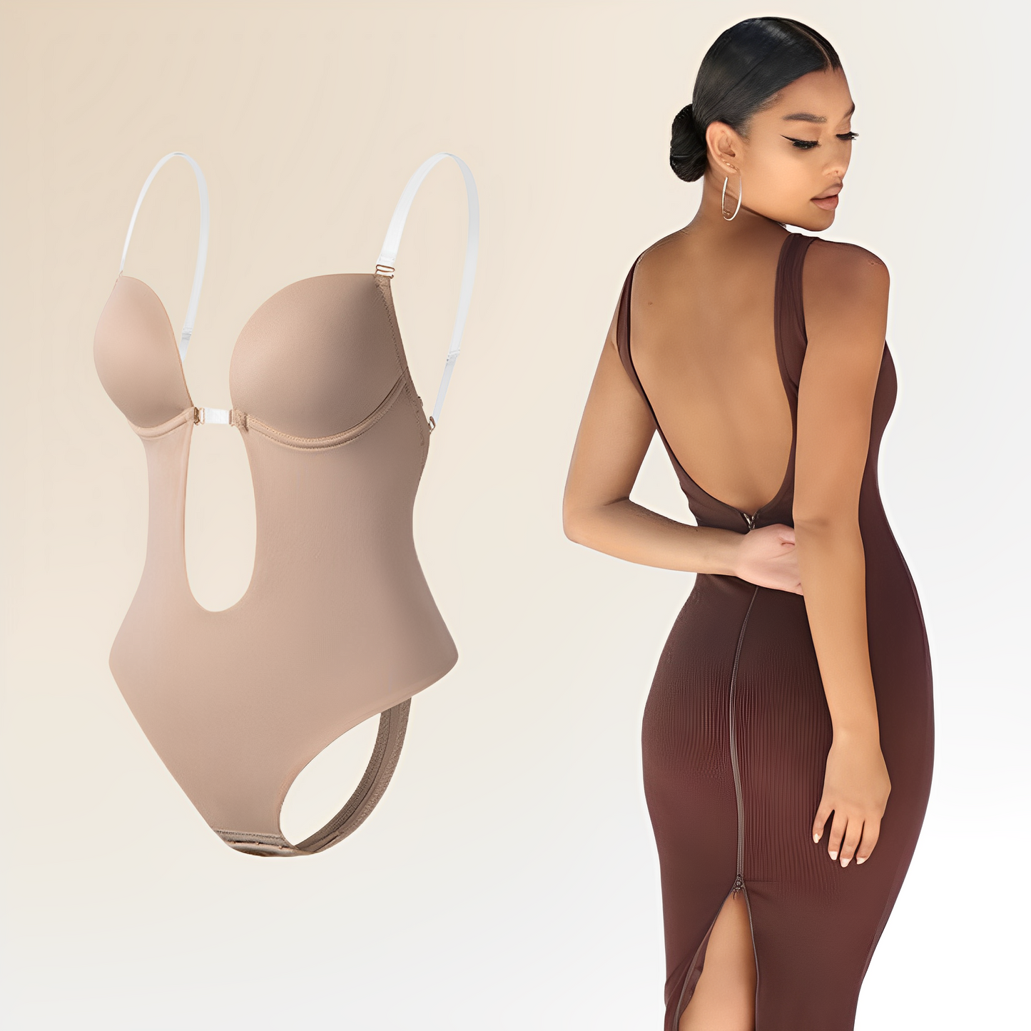 Nina – Ryggfri Bodysuit-BH