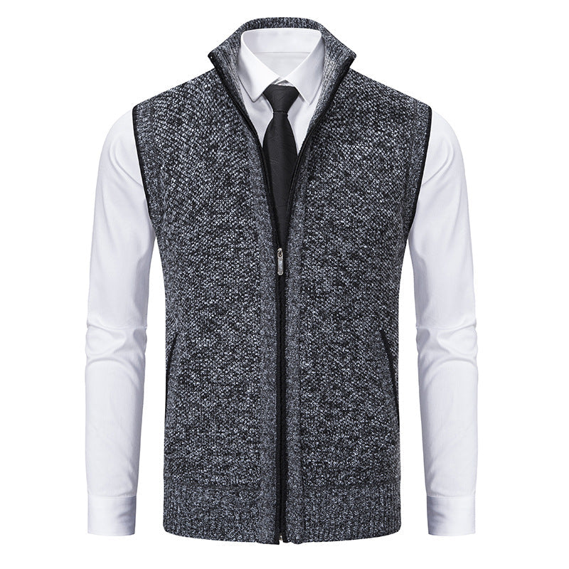 Samuel - Elegant vest med glidelås for herrer