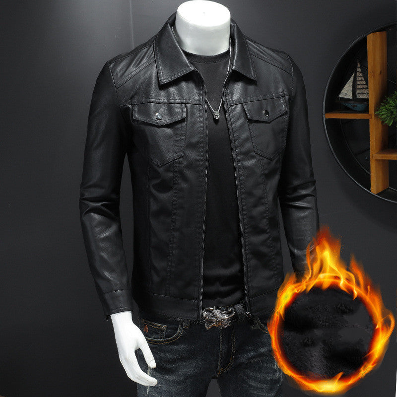 Nelson - Tilfeldig Biker-Skinnjakke for Herrer
