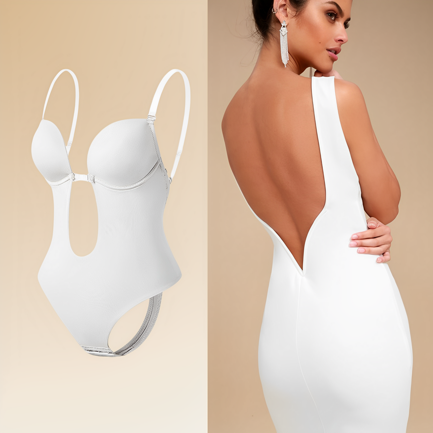 Nina – Ryggfri Bodysuit-BH