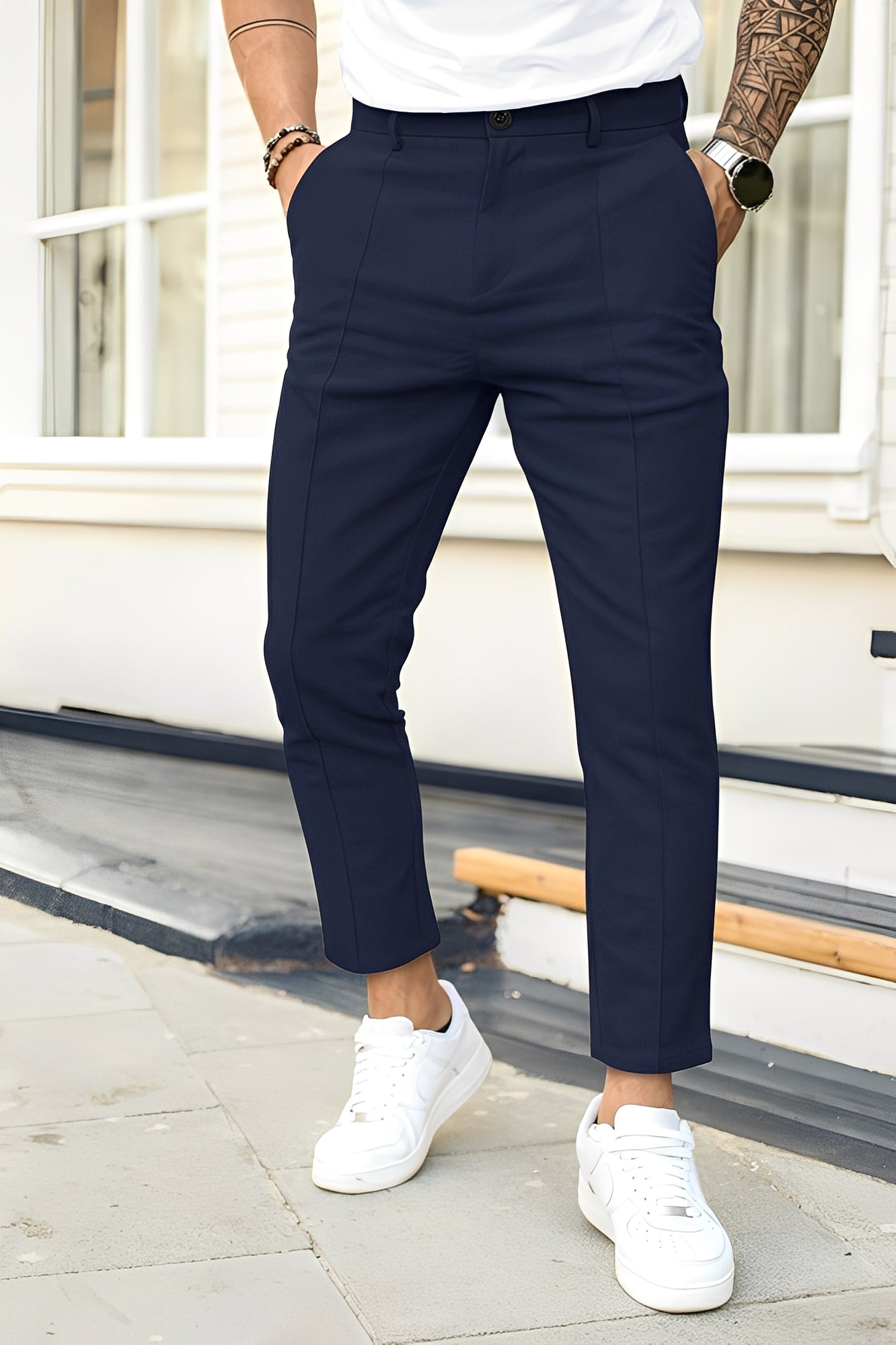 Carson - Formelle Fritidsbukse for Herrer
