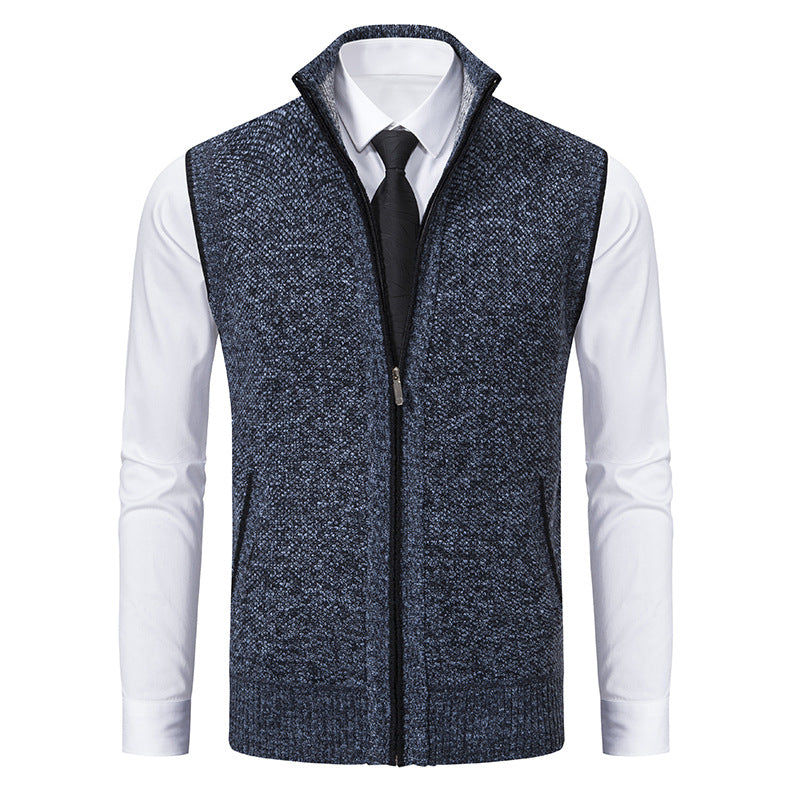 Samuel - Elegant vest med glidelås for herrer
