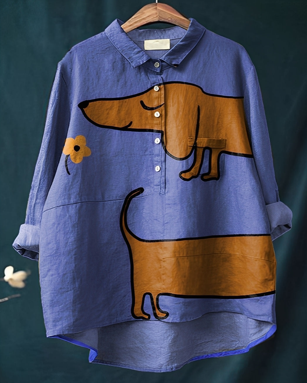 Eyden - Kunstnerisk skjorte med lange ermer for kvinner