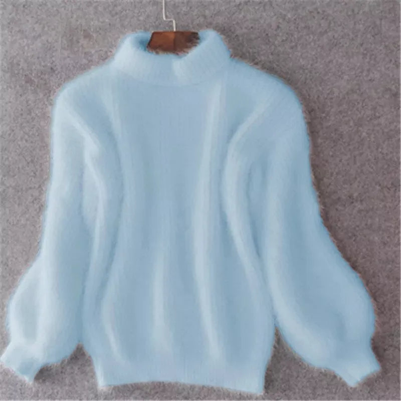 Brenda – Vintage genser i angora-stil