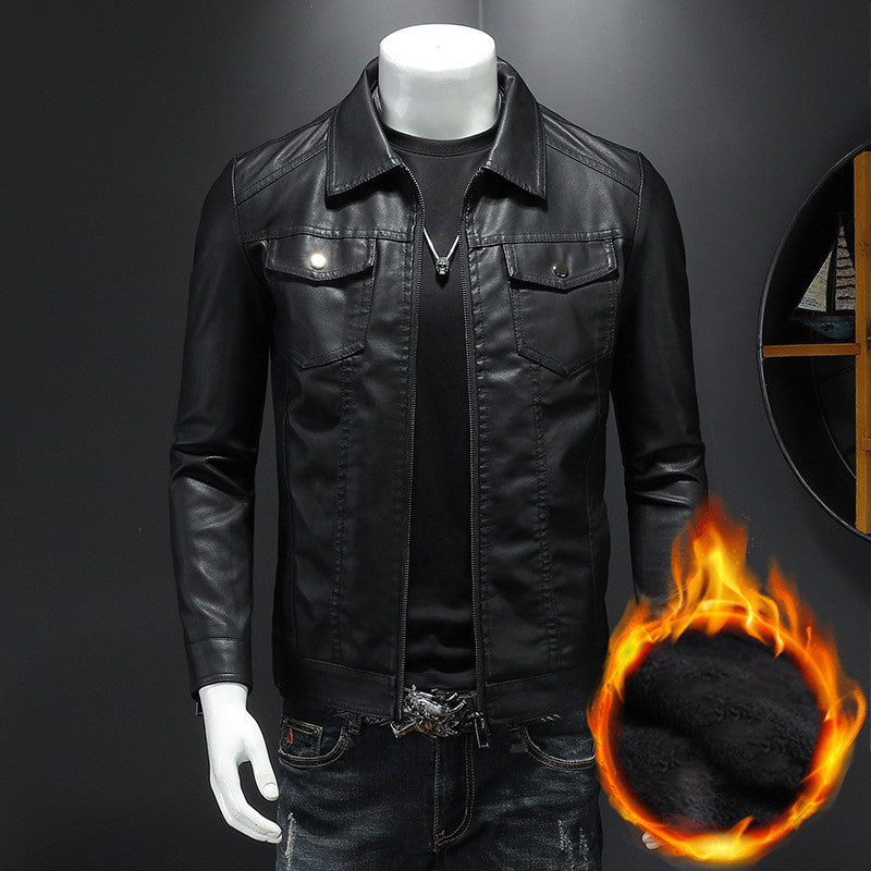Nelson - Tilfeldig Biker-Skinnjakke for Herrer