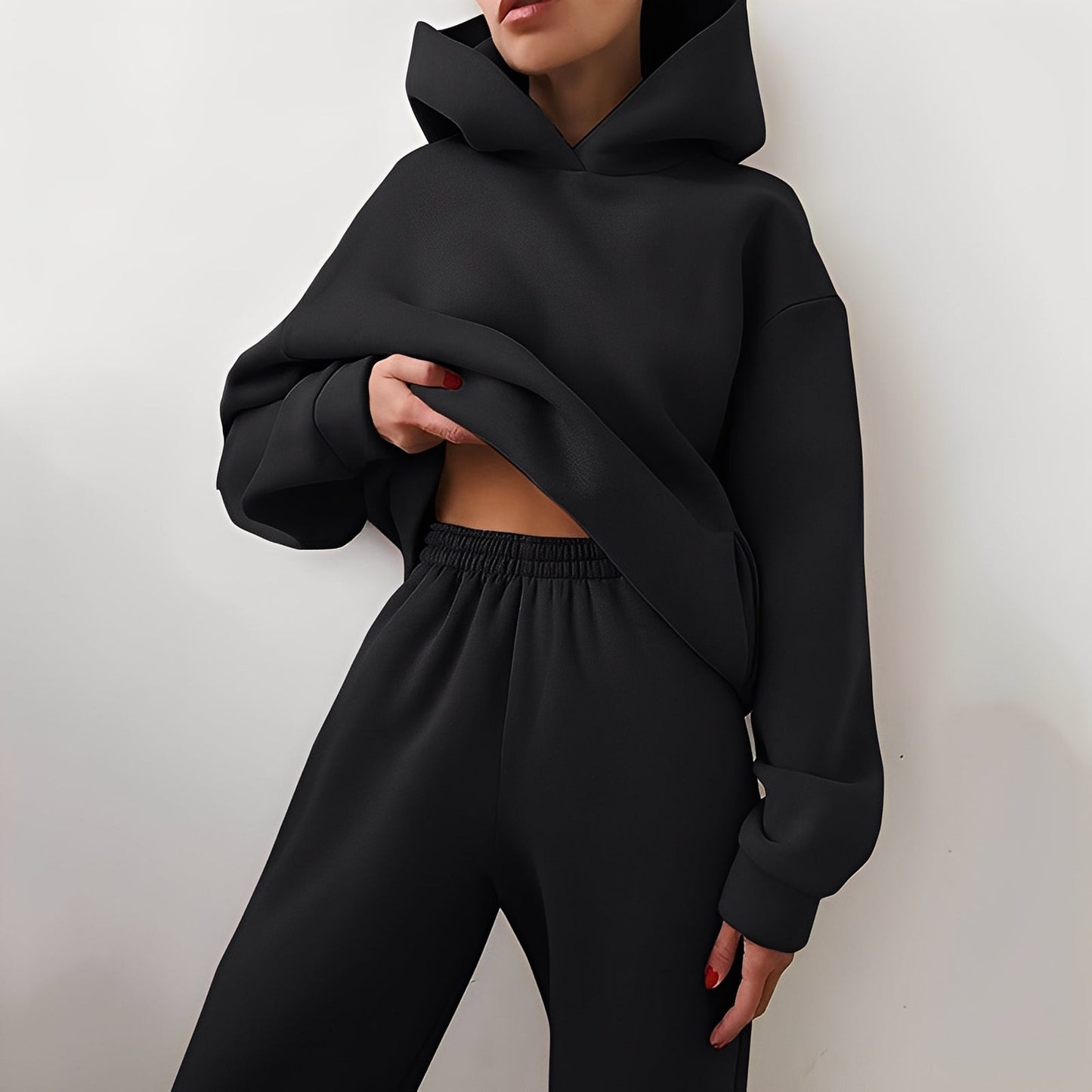 Wenona - Behagelig fritidssett med hette for damer