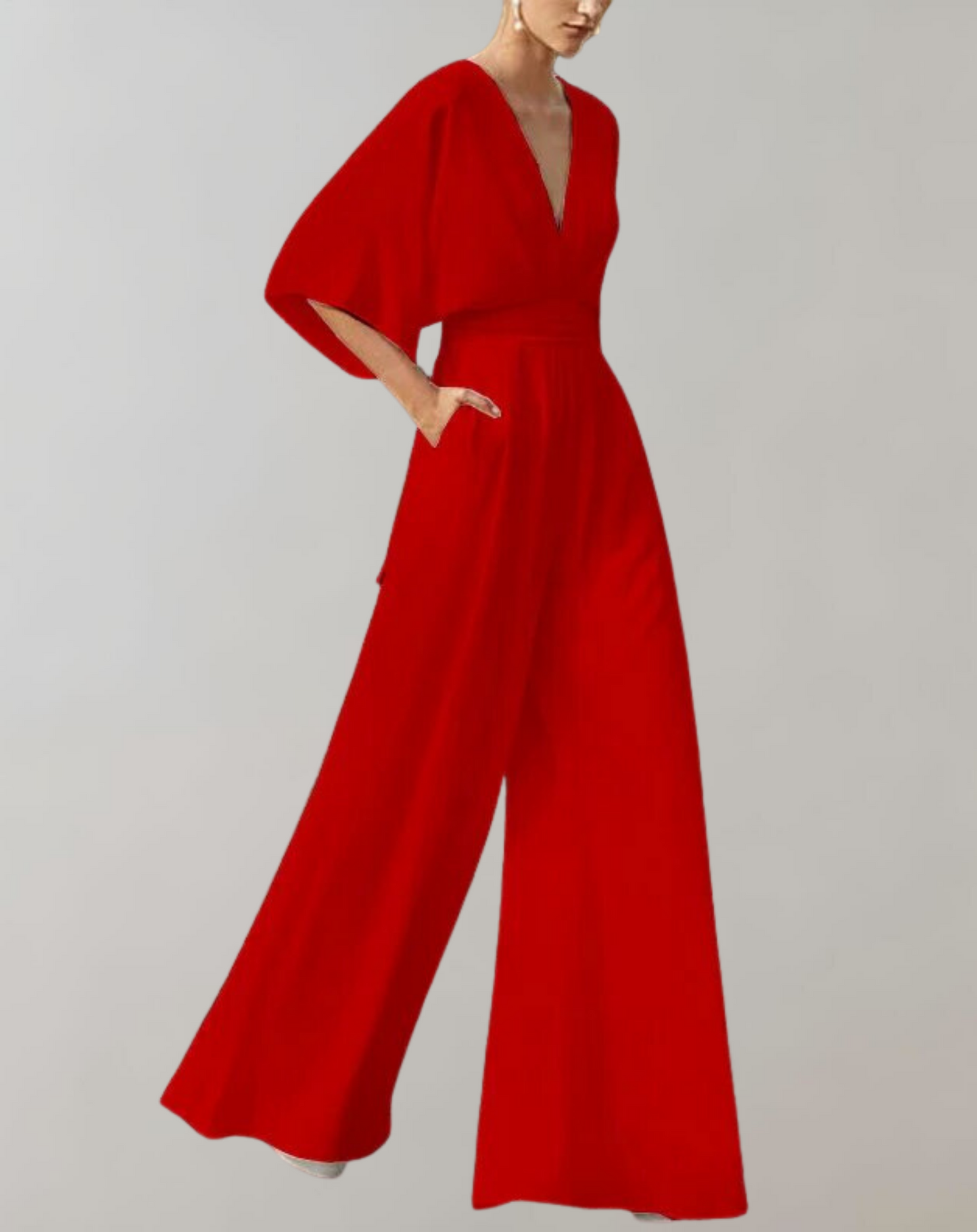 Yoko – Behagelig jumpsuit med vide ben