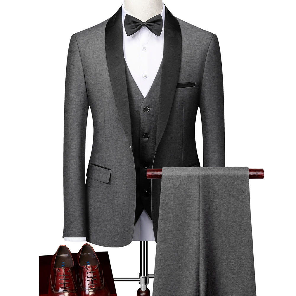 George - Formell 3-delt Slim-Fit-dress for herrer