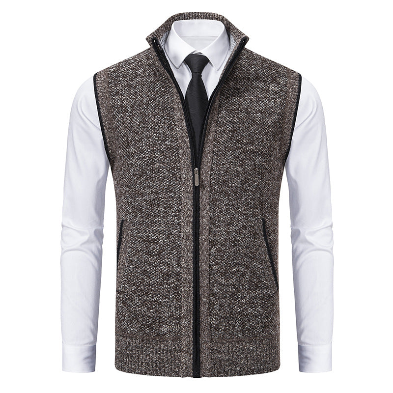 Samuel - Elegant vest med glidelås for herrer