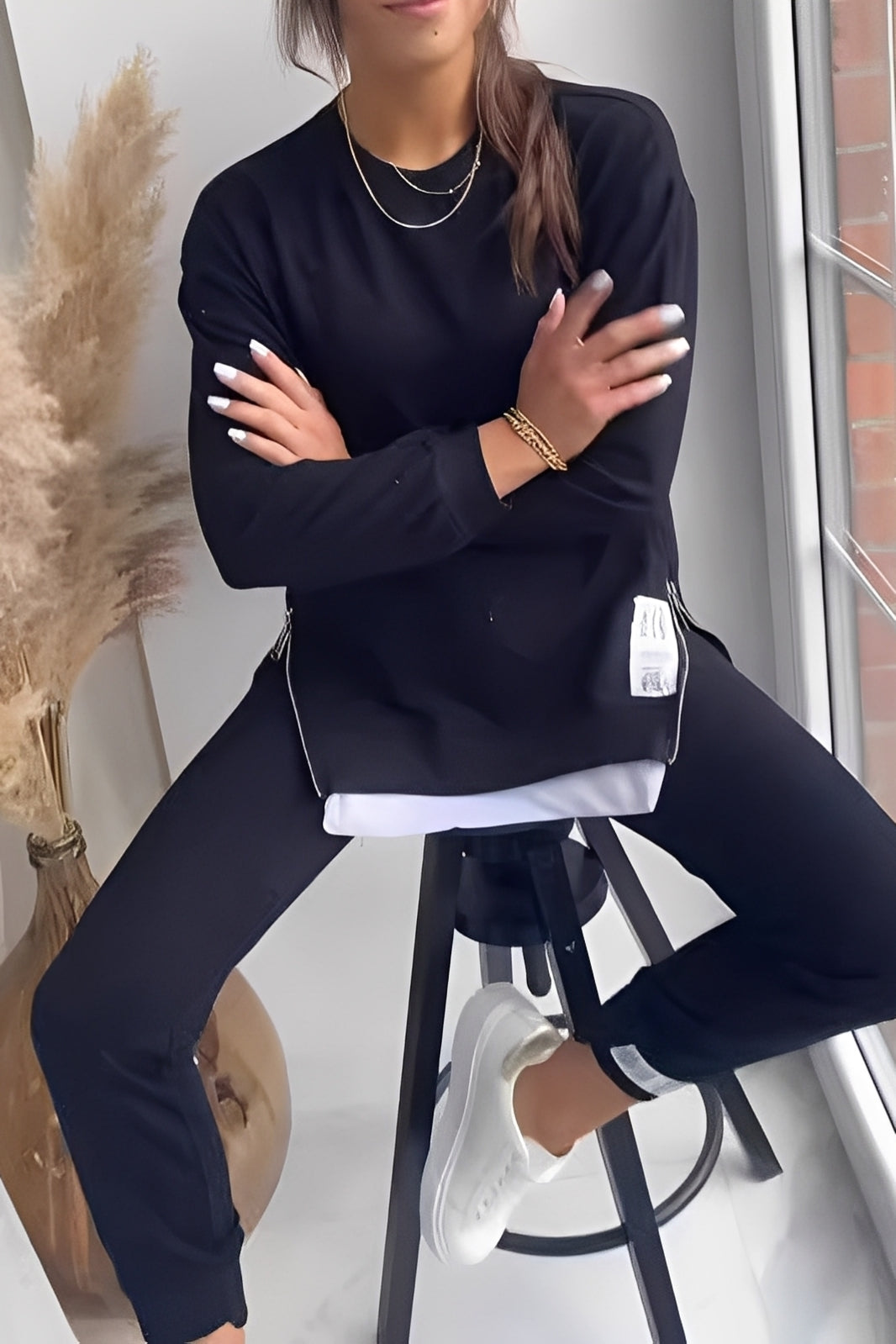 Kristine - Tilfeldig sett med genser og bukse for kvinner