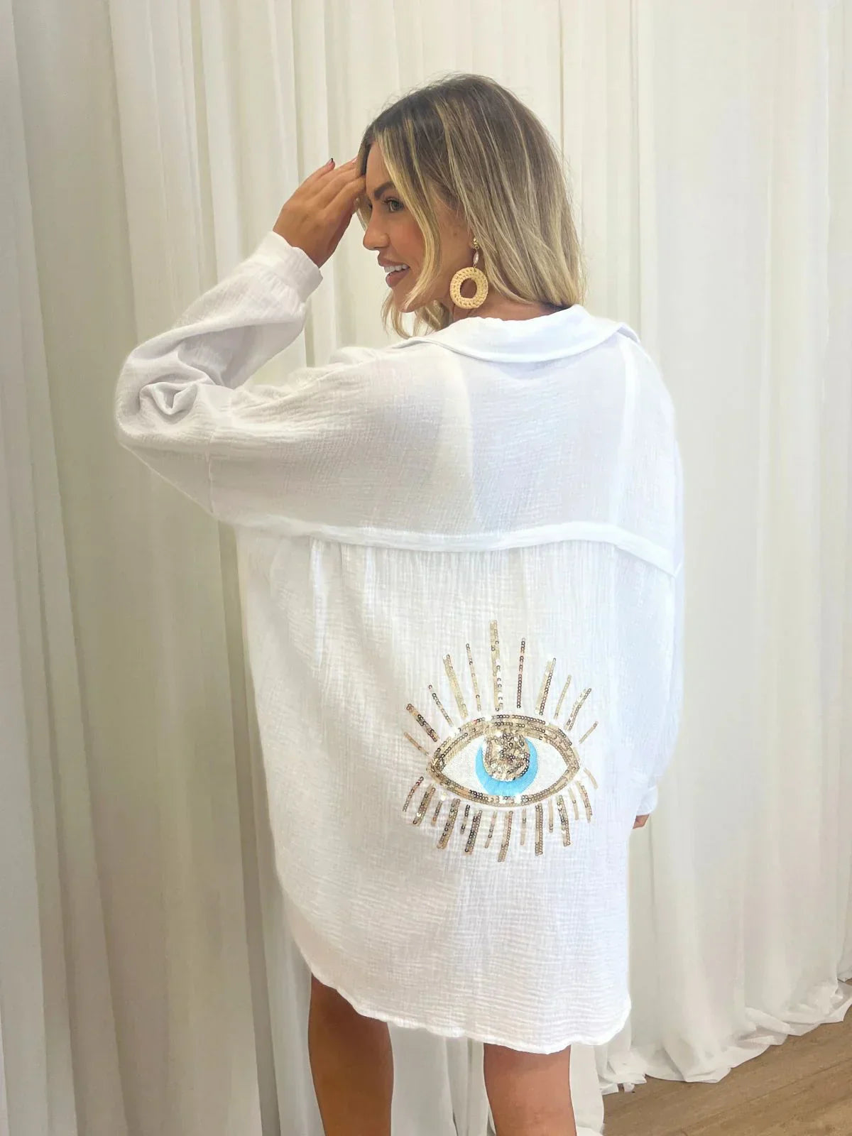 Giada – Kimono Brodert Oversize