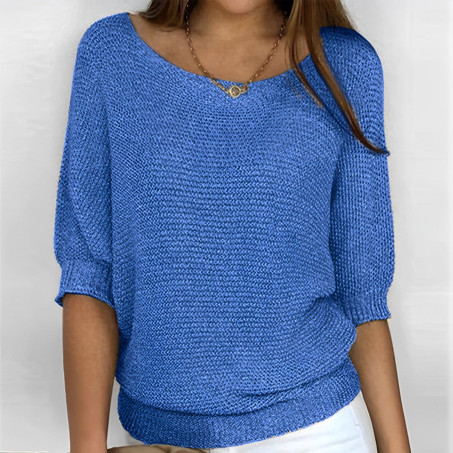 Leonie – Elegante Halter-Genser-Skjorte