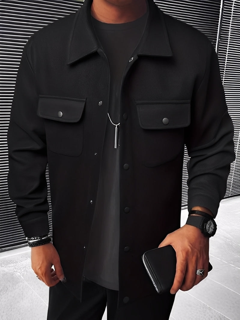 Clinton - Moderne Reversjakke med Lommer for Herrer