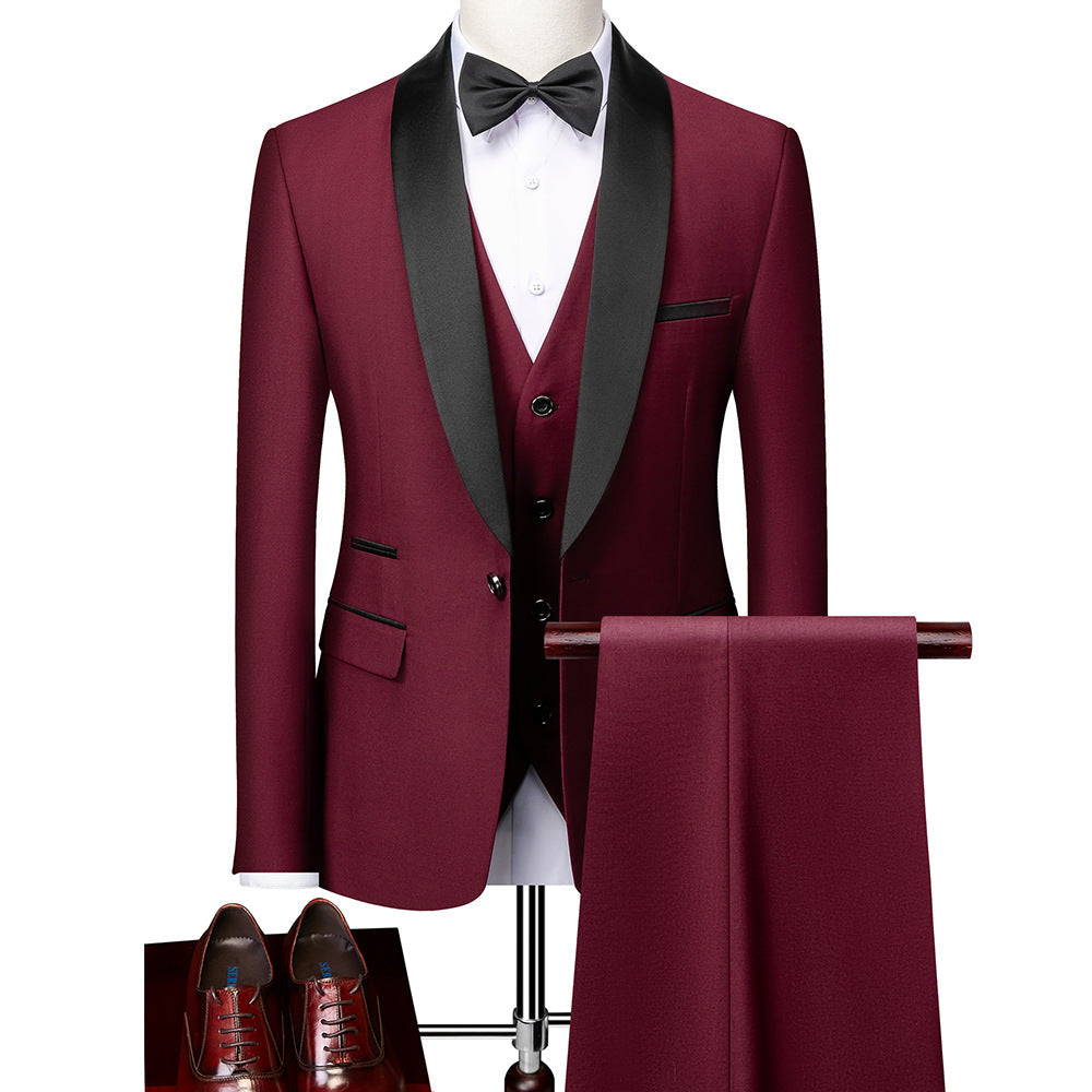 George - Formell 3-delt Slim-Fit-dress for herrer