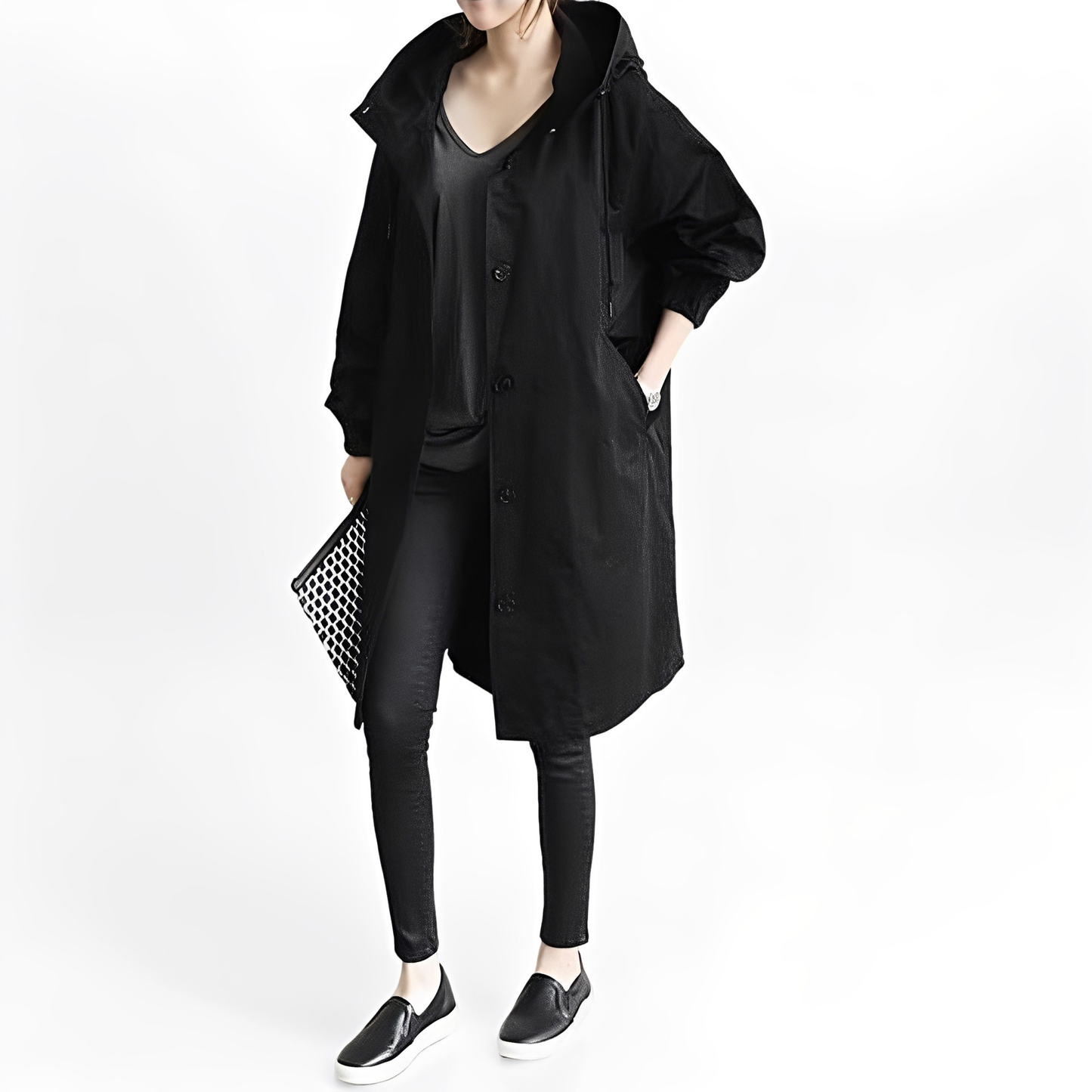 Giselle - Vanntett hetteregnkåpe for kvinner