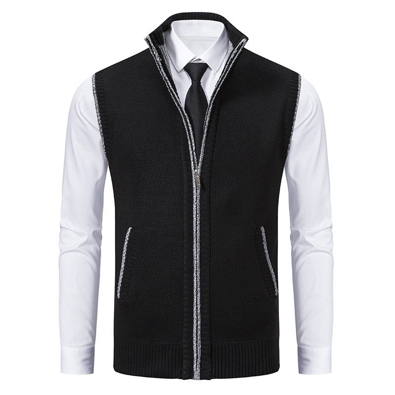 Samuel - Elegant vest med glidelås for herrer