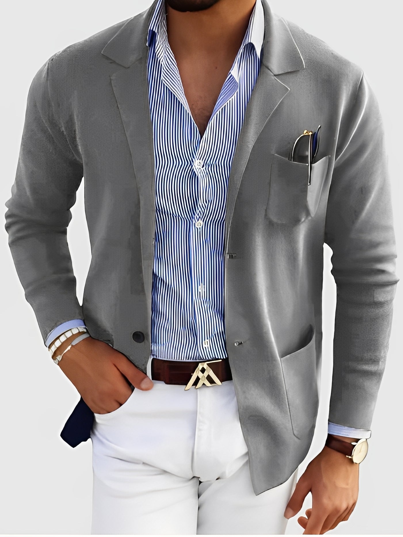 Jordan - Stilig blazer med lommer for menn