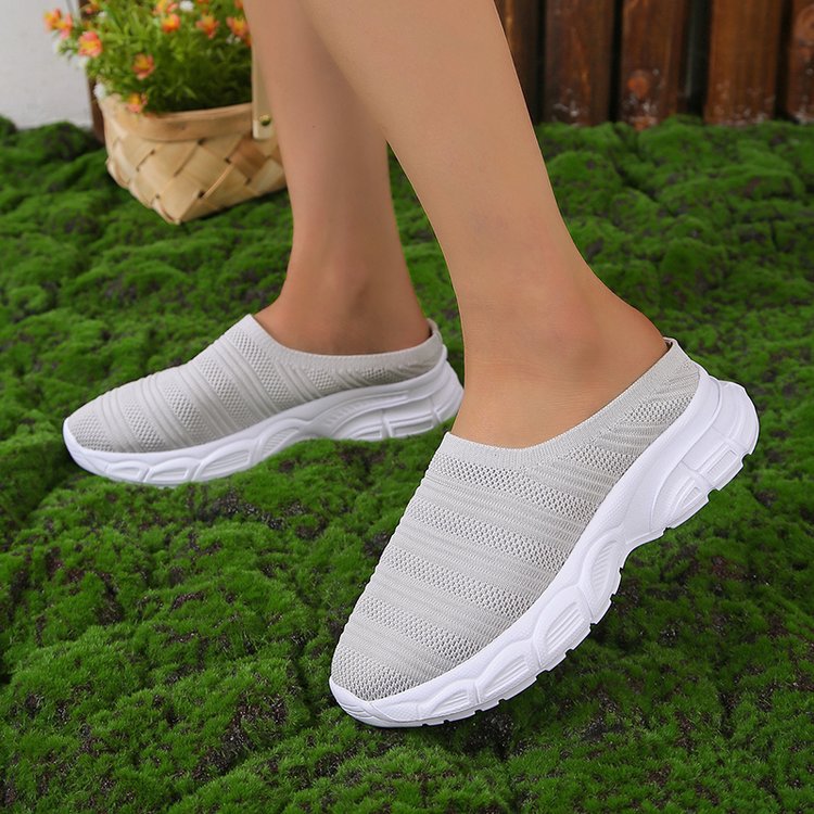 Malani - Moderne Slip-On-sneaker med Kilehæl for Kvinner