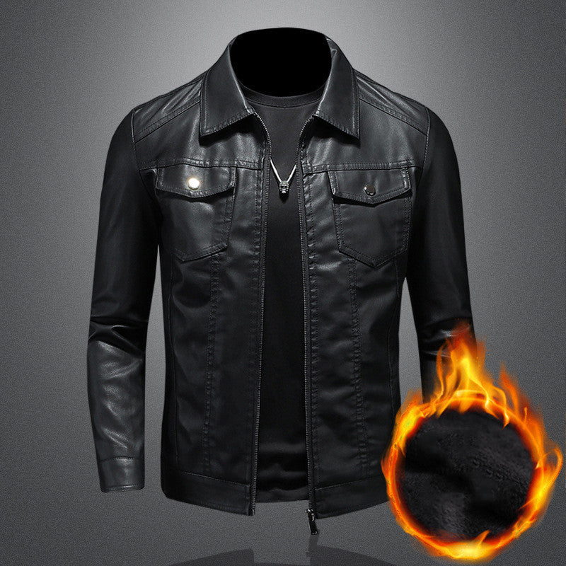 Nelson - Tilfeldig Biker-Skinnjakke for Herrer