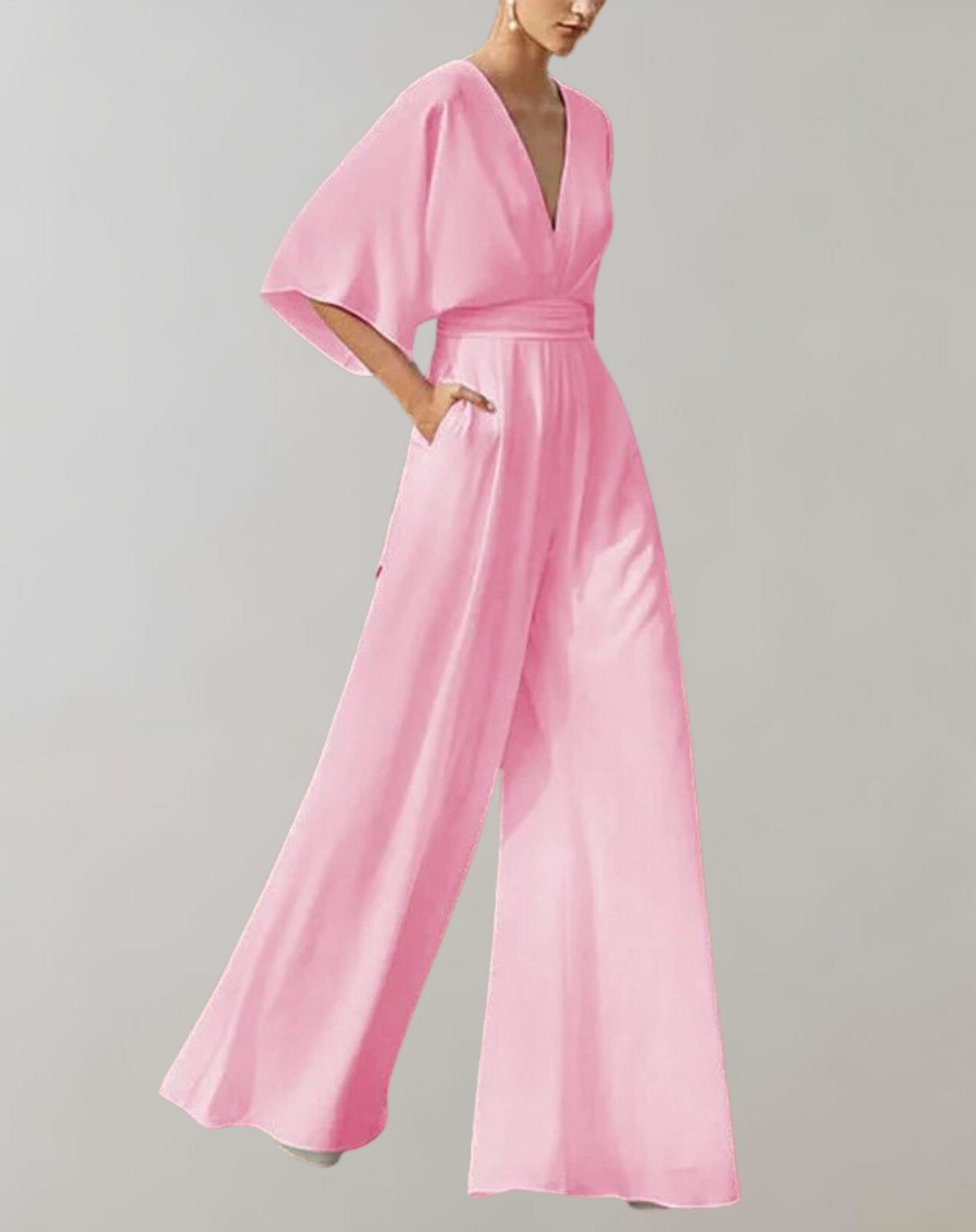 Yoko – Behagelig jumpsuit med vide ben