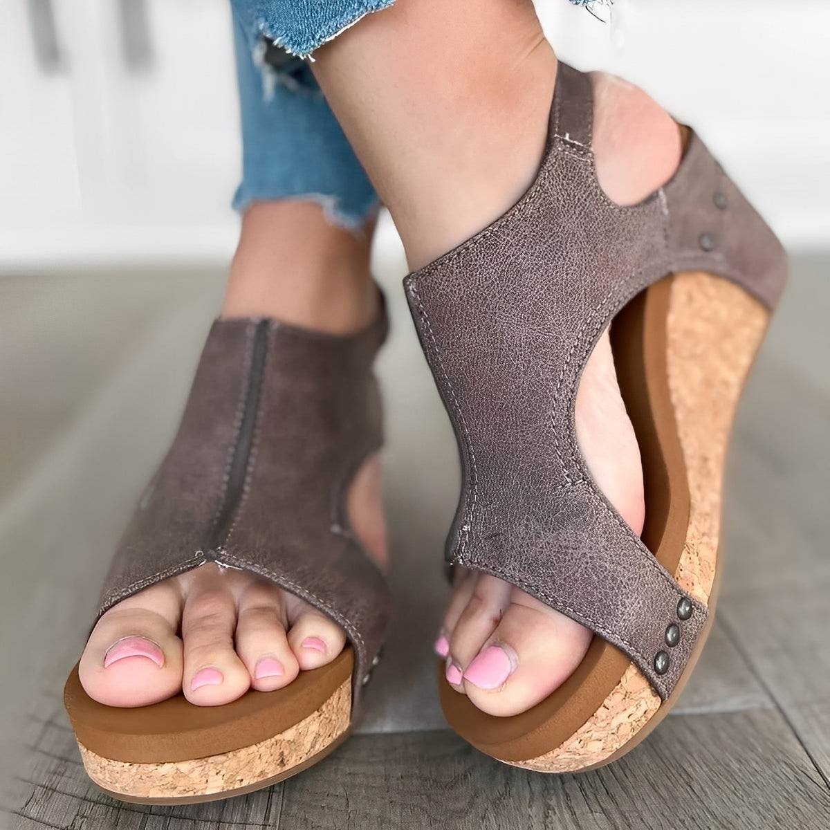Averie - Stilfulle platå-sandaler for damer