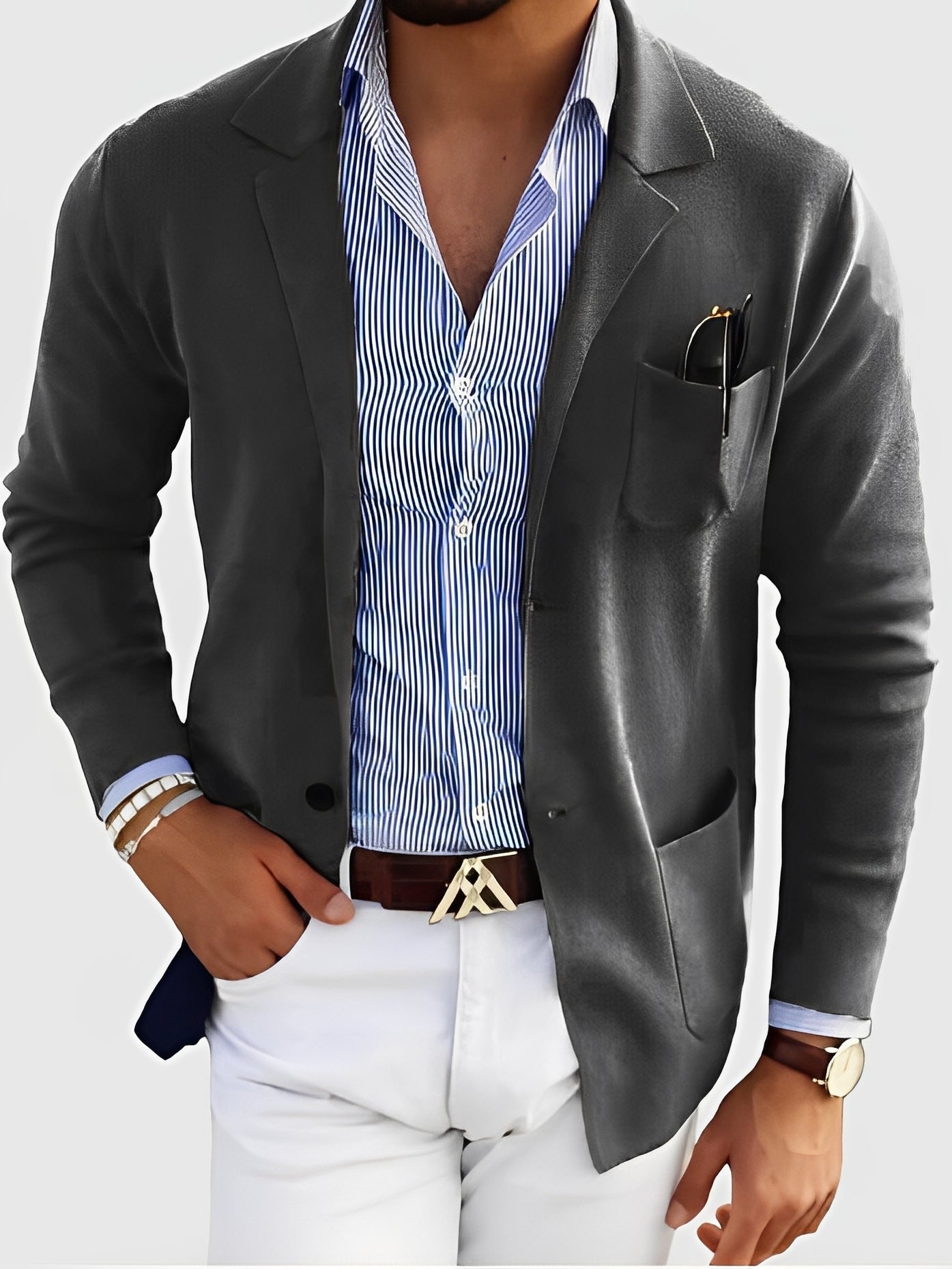 Jordan - Stilig blazer med lommer for menn