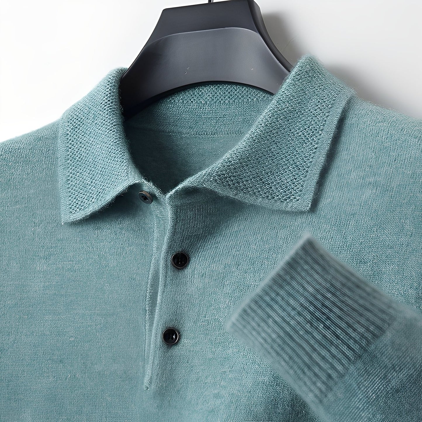 Romilly - Elegant kasjmir-polo genser for menn