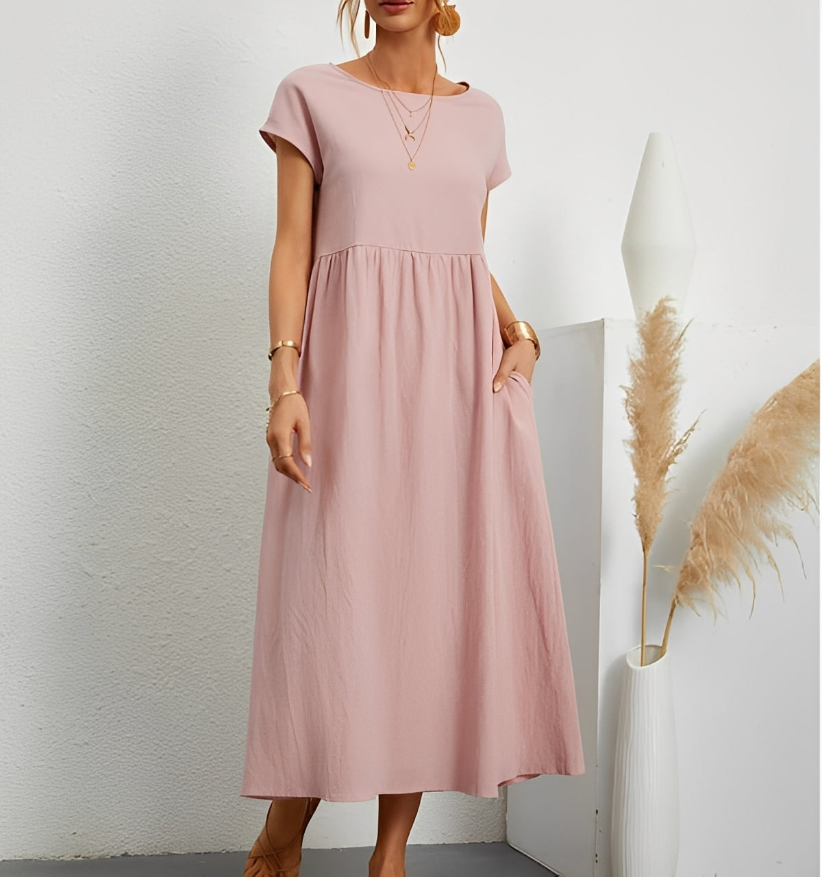 Caroline – Elegant kjole