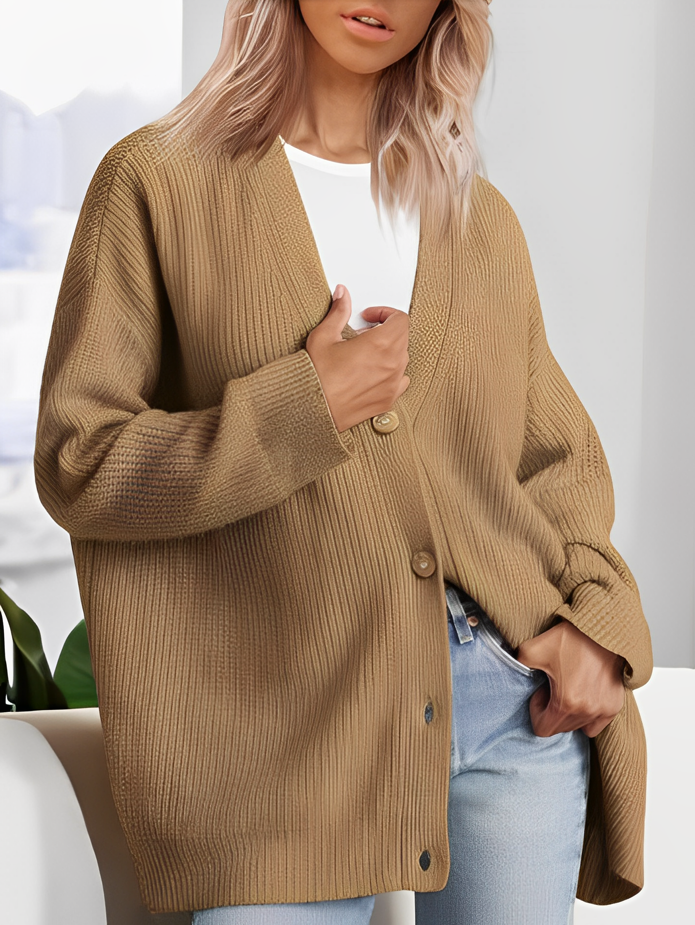 Kelcey - Kashmir Cardigan for Kvinner