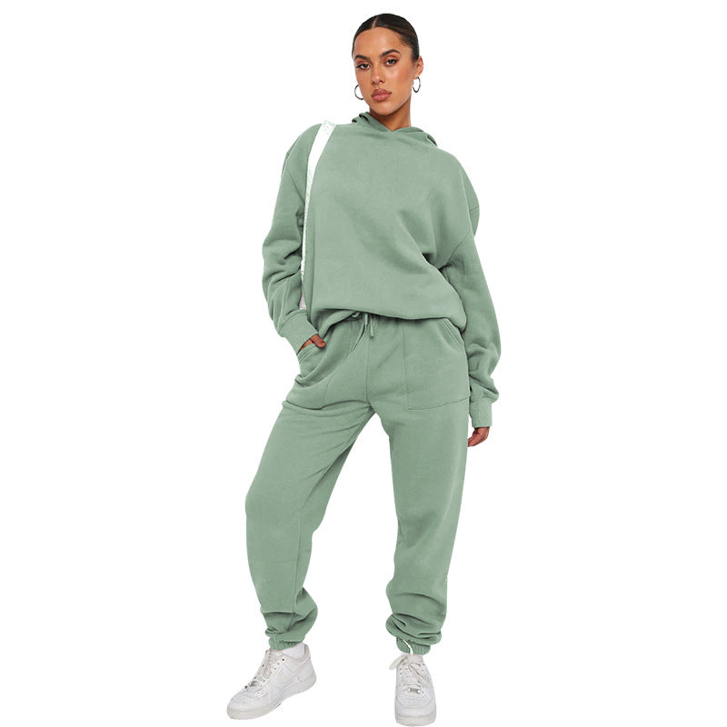Minerva - Tilfeldig joggedress med hette for damer