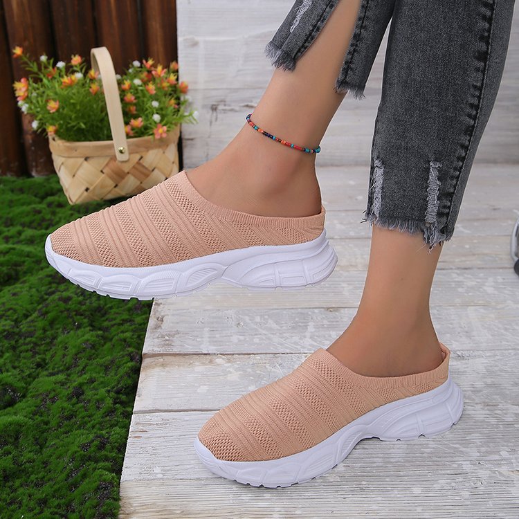 Malani - Moderne Slip-On-sneaker med Kilehæl for Kvinner