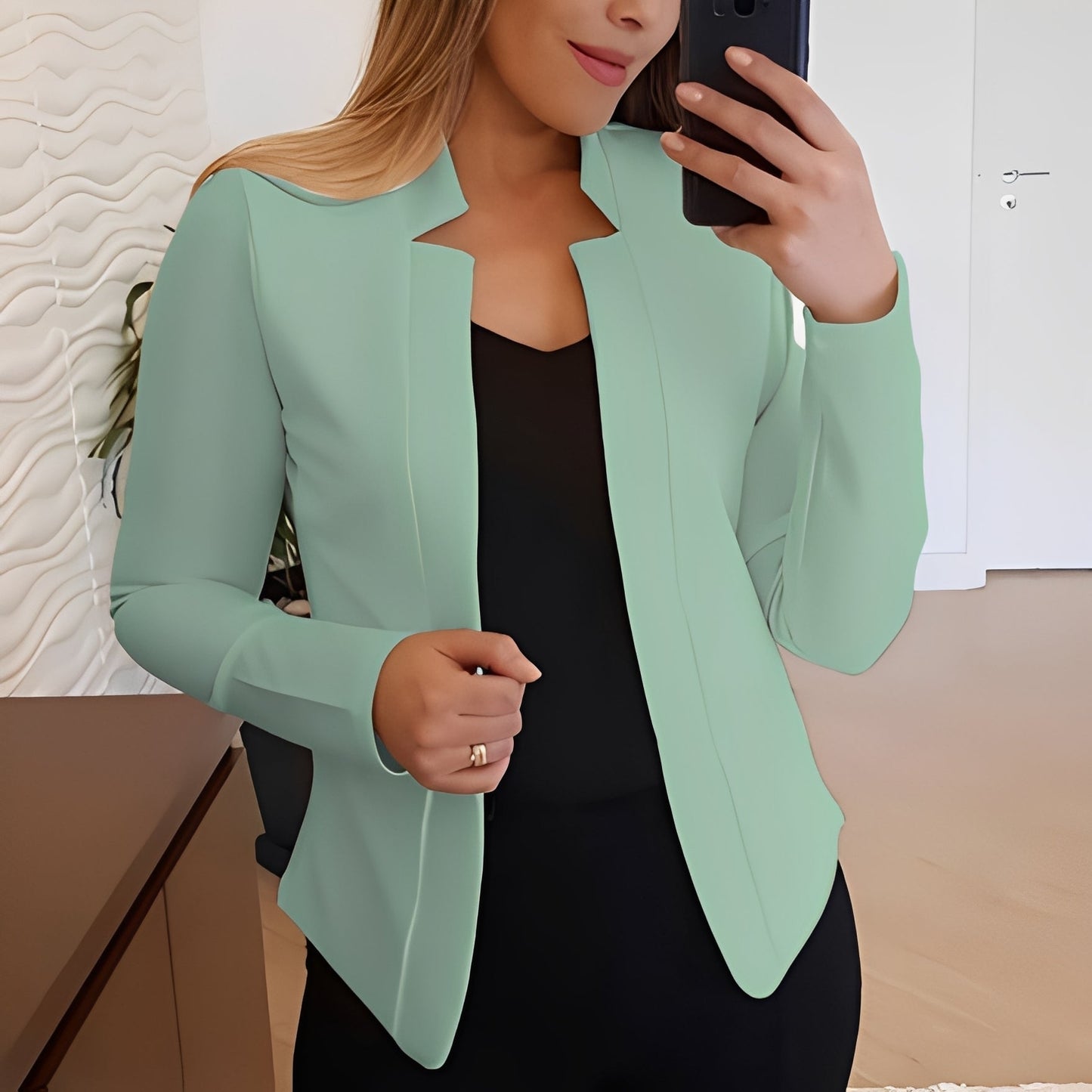 Marsha - Elegant blazer med slag for damer