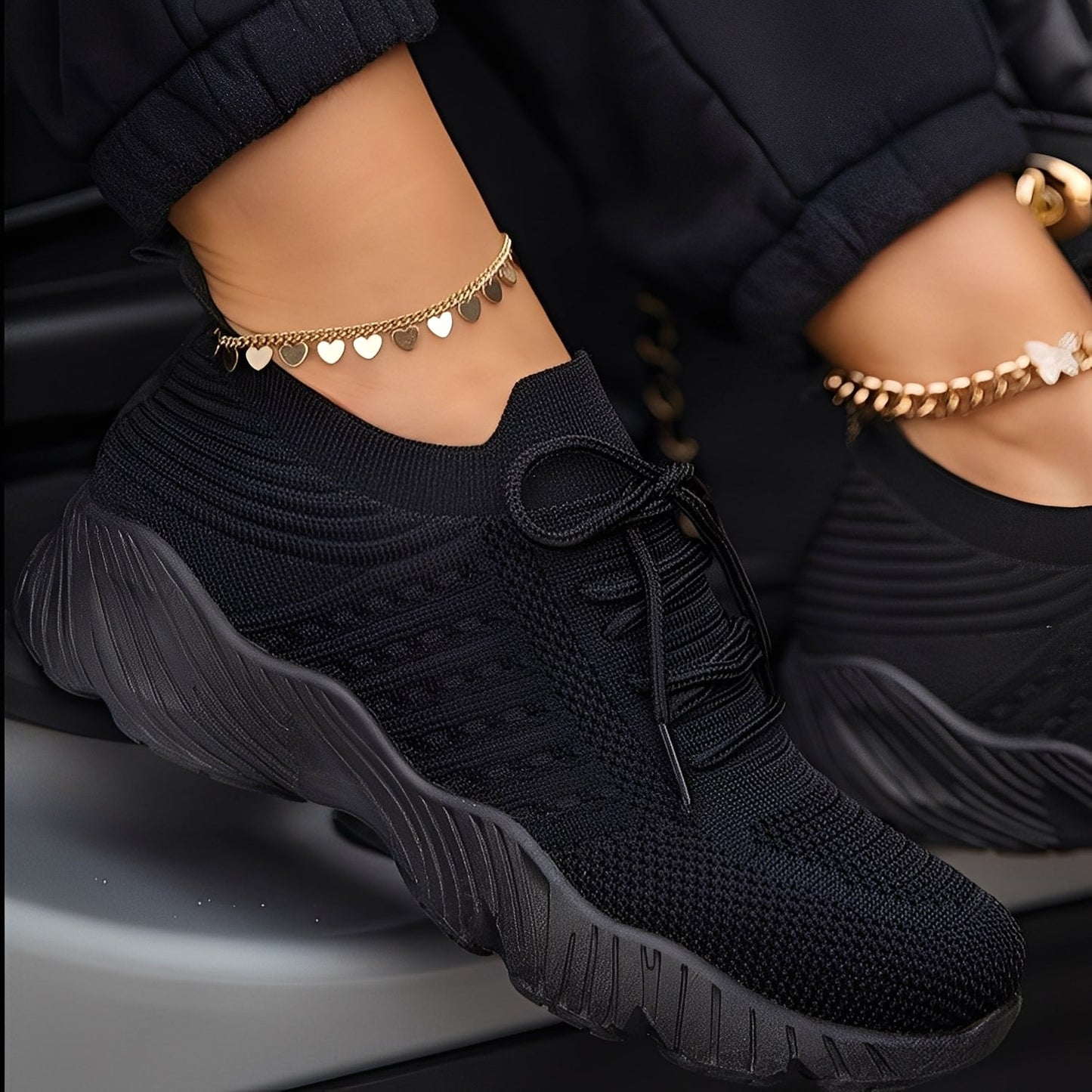 Axelle - Ortopediske nett-sneakers for kvinner