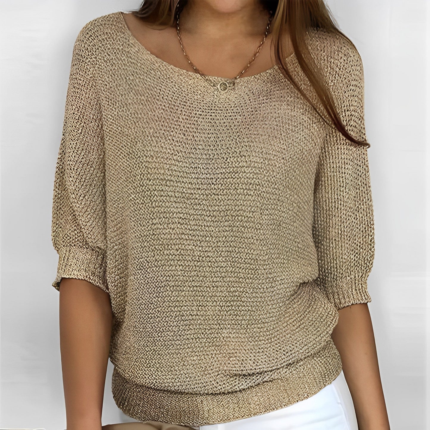 Leonie – Elegante Halter-Genser-Skjorte