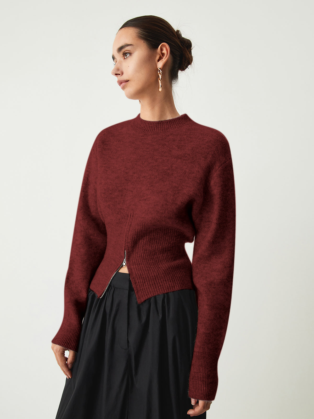 Svenja – Halv-Zip Pullover