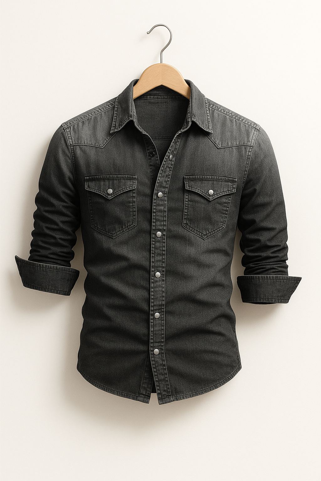 Maxime - Løs jeansskjorte for menn