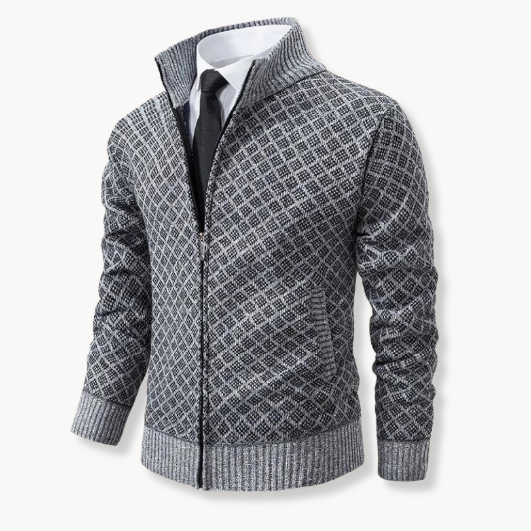 Julien – Rullekrage Jacquard Strikk