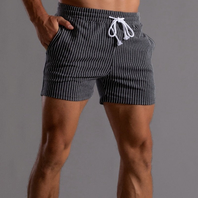 Alex – Stilige og Komfortable Stripete Shorts for Menn