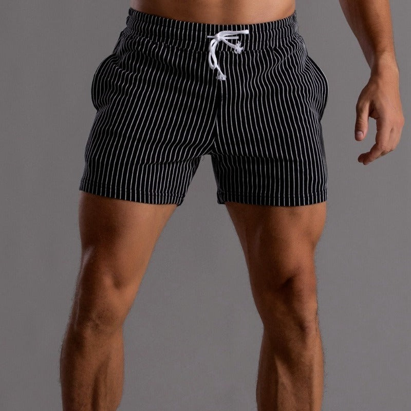 Alex – Stilige og Komfortable Stripete Shorts for Menn