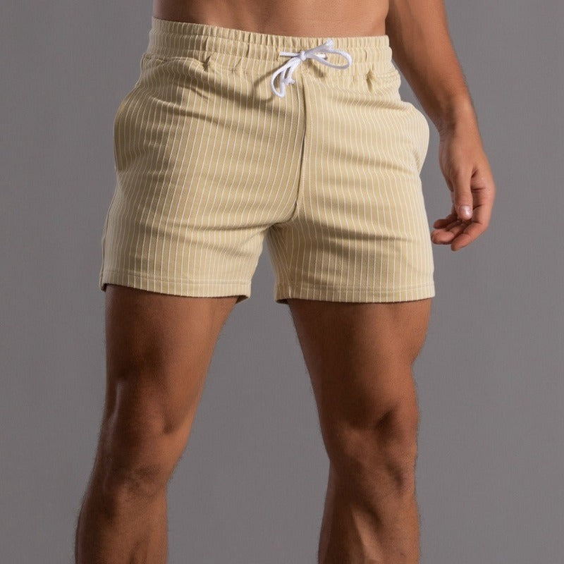 Alex – Stilige og Komfortable Stripete Shorts for Menn