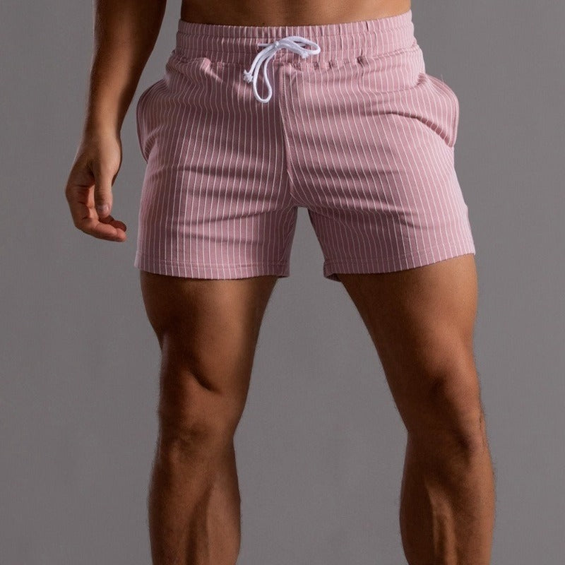 Alex – Stilige og Komfortable Stripete Shorts for Menn