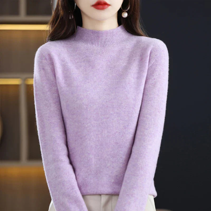 Carlotta – Elegant pullover med flette-mønster