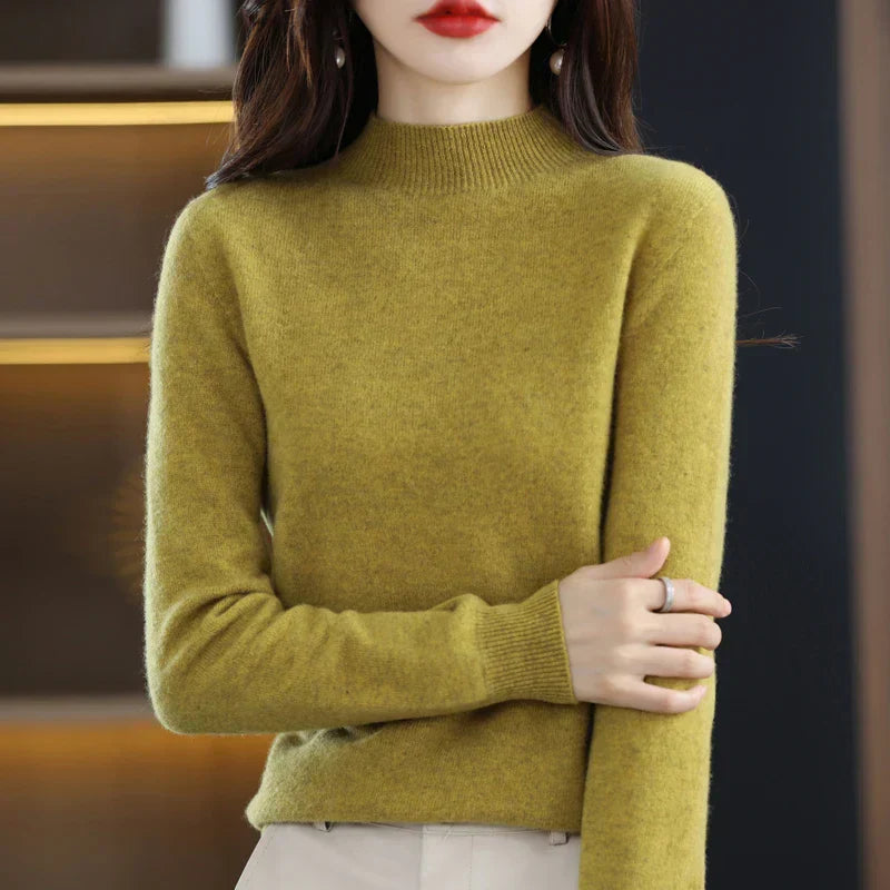 Carlotta – Elegant pullover med flette-mønster